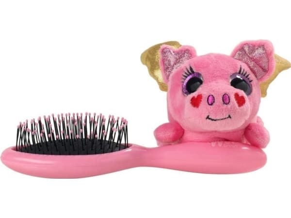 Wet Brush Wet Brush, Plush, Detangler, Hair Brush, Flying Pig, Detangle For Women