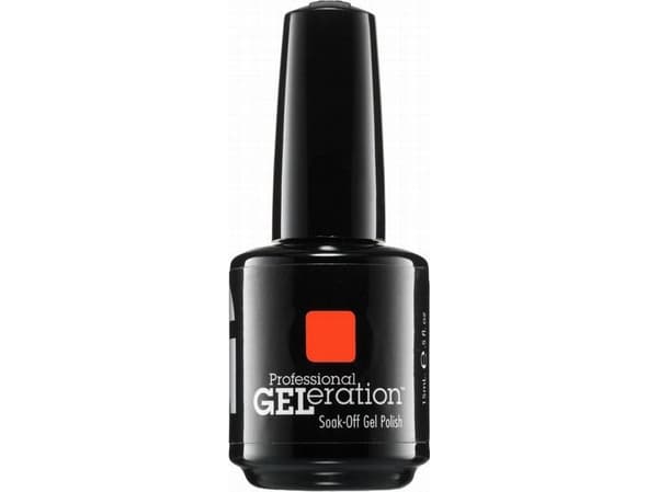 Jessica Jessica, Geleration Colors, Semi-Permanent Nail Polish, GEL-947, Bindi Red, 15 ml For Women