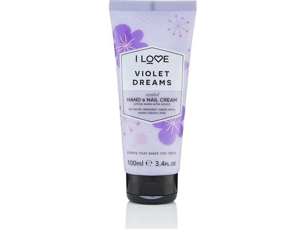 I LOVE_Scented Hand &amp; Nail Cream Kosteuttava käsi- ja kynsivoide Violet Dreams 100ml