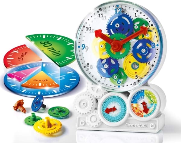 Clementoni Clementoni, Clock How Is Work, Construction Set, 61763, Unisex, 8+ years Unisex