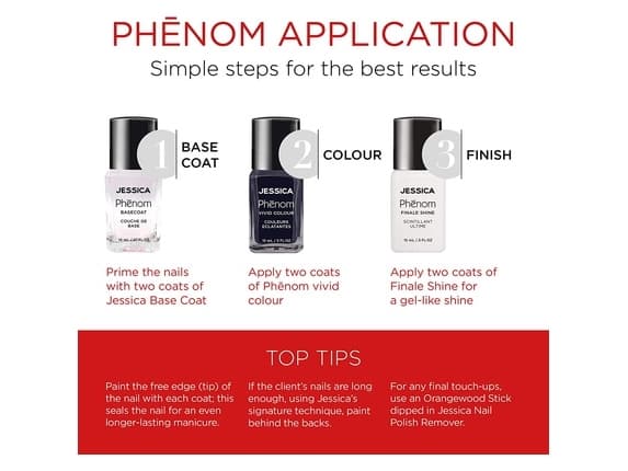 Lac de unghii Jessica Phenom Vivid Colour Star Sapphire, PHEN-045, 14ml