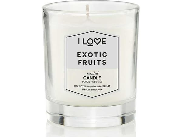 I love I Love, Exotic Fruits, Mango, Grapefruit, Mango, Pineapple, Scented Candle, 160 g Unisex