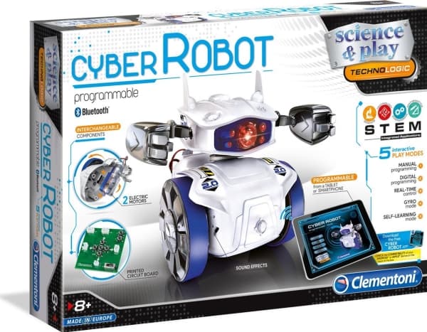 Clementoni Clementoni, Science Museum, Cyber Robot, Construction Set, 75022, For Boys, 8+ years For Boys