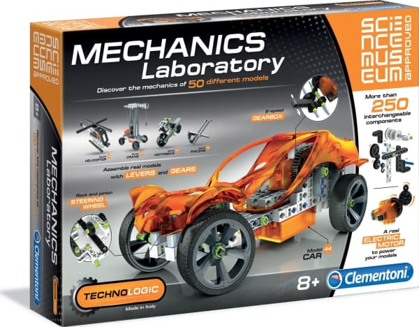 Clementoni Clementoni, Mechanics Laboratory, Engineering Of Machines, Construction Set, For Boys, 8+ years, 250 pcs For Boys