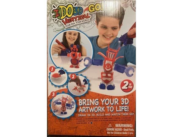 Formatex Ido3D, Go Bring Your 3D Artwork To Life, 2 Color Change Vertical Pens, Drawing Playset, Unisex, 8+ years Unisex