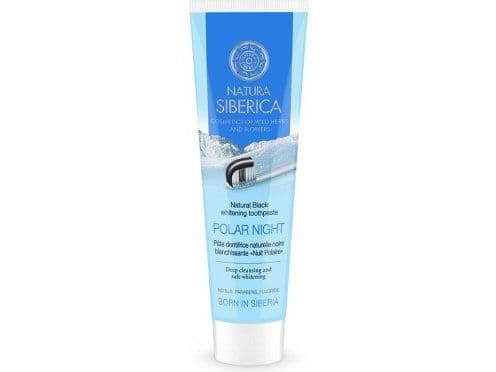 SIBERICA PROFESSIONAL_Natura Siberica Polar Night svart blekende tannkrem uten mel 100g