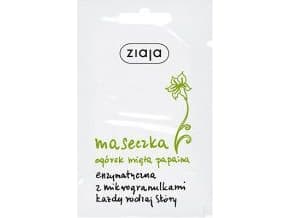 ZIAJA_Maskask enzymatic with microgranules for all skin types Cucumber, Mint, Papain 7ml