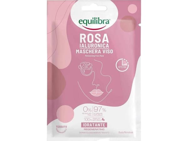 EQUILIBRA_Rosa Regenerating Moisturizing Face Mask rose revitalizing face mask with hyaluronic acid