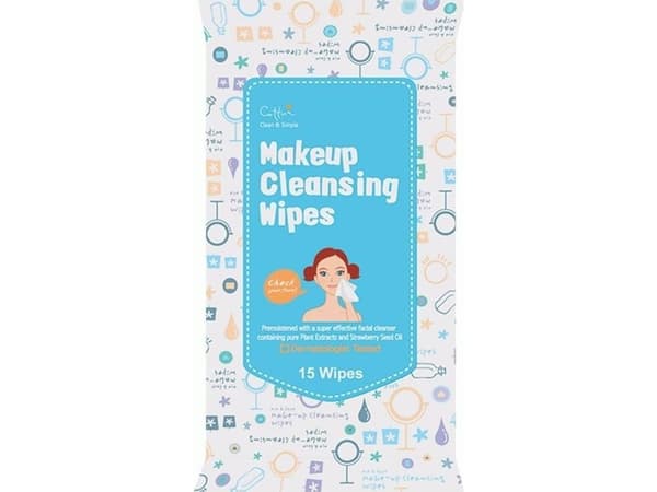 Cettua CETTUA_Makeup Cleansing Wipes sminkefjerningsservietter 15 stk.