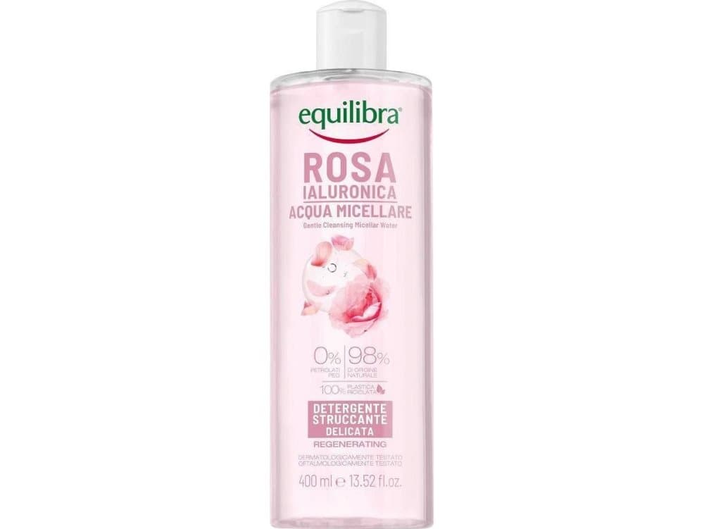Equilibra EQUILIBRA_Rosa Regenerating Gentle Cleansing Micellar Water Rose Cleansing Water for Makeup Removal 400ml