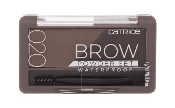 CATRICE_Brow Powder Set Vedenpitävä vedenpitävä puder do brwi + aplikator 020 4g
