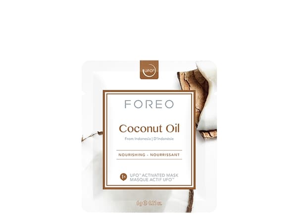 FOREO_Ufo Coconut Oil Mask nourishing face mask for dry skin 6x6g