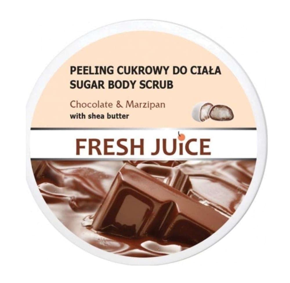Kroppsskrubb - Body peeling - Choklad & Marsipan - 225ml