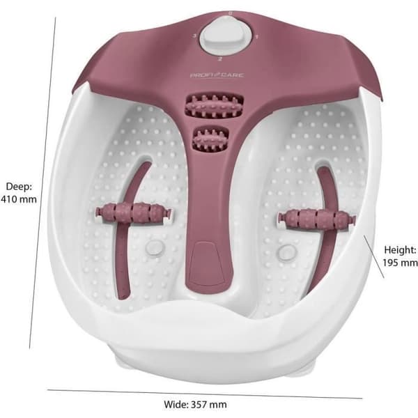 Profi-Care PC-FM 3027 fotmassageapparat - Vit-Röd - 80 W