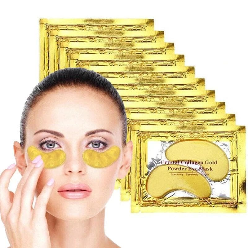 4-Pack - Ögonmask Crystal Collagen Gold