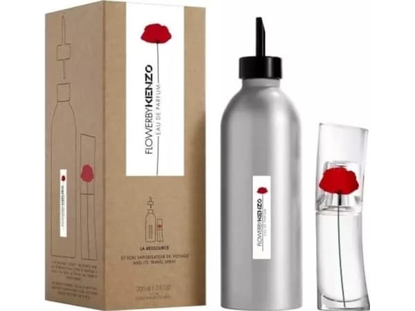 Kenzo Set Kenzo: Flower, Eau De Parfum, For Women, Refill, 200 ml + Flower, Eau De Parfum, For Women, 15 ml *Miniature For Women