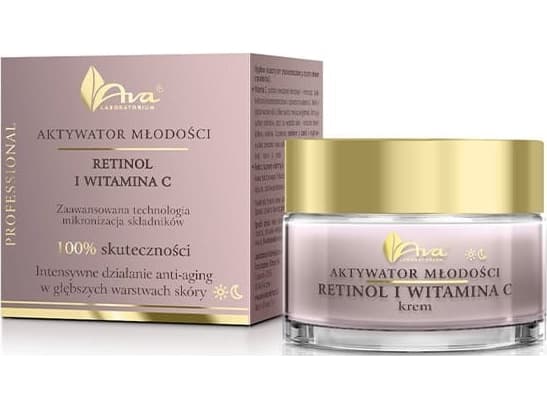 AVA Laboratory Youth Activator Creme Antiaging Retinolilla ja C-vitamiinilla 50ml