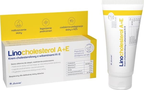 Linocholesterol A + E Cholesterol cream with vitamins A E 50g - Long expiry date!