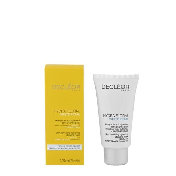 decleor hydra blommig vit kronblad hud perfektion nattmask