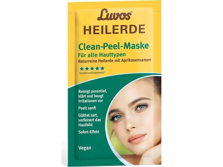 (DE) Luvos, Clean-Peel Seeds, Clay Mask, 2 x 7.5ml (GERMANY PRODUCT)