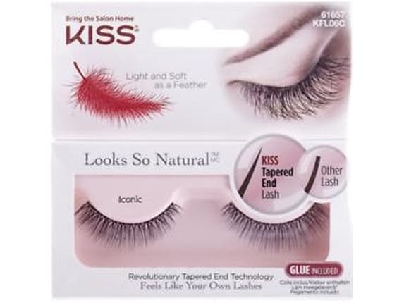 KISS Strap-on Eyelashes Looks So Natural- Iconic