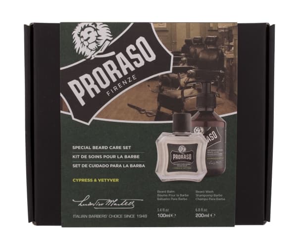 Proraso - Cypress & Vetyver Shampoo & Beard Balm Duo Pack
