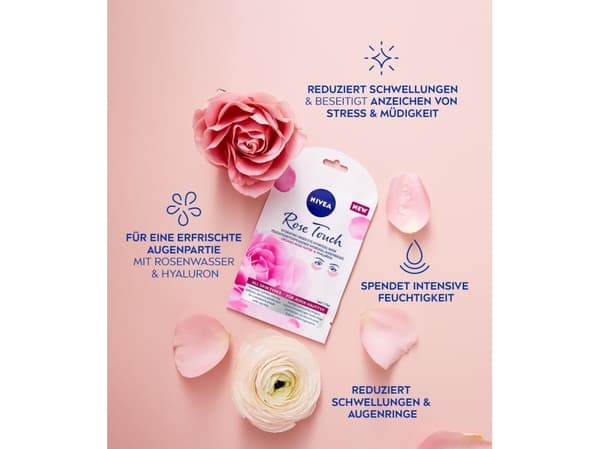 Nivea Rose Touch Hydrating Under-Eye Mask 1 pair