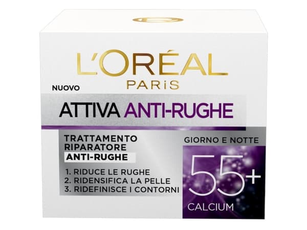 L'Oreal Paris Attiva Anti-Rughe Anti-wrinkle Face Creme 55+ Day &amp; Night 50ml