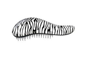 Zebra White Hårbørste med håndtak