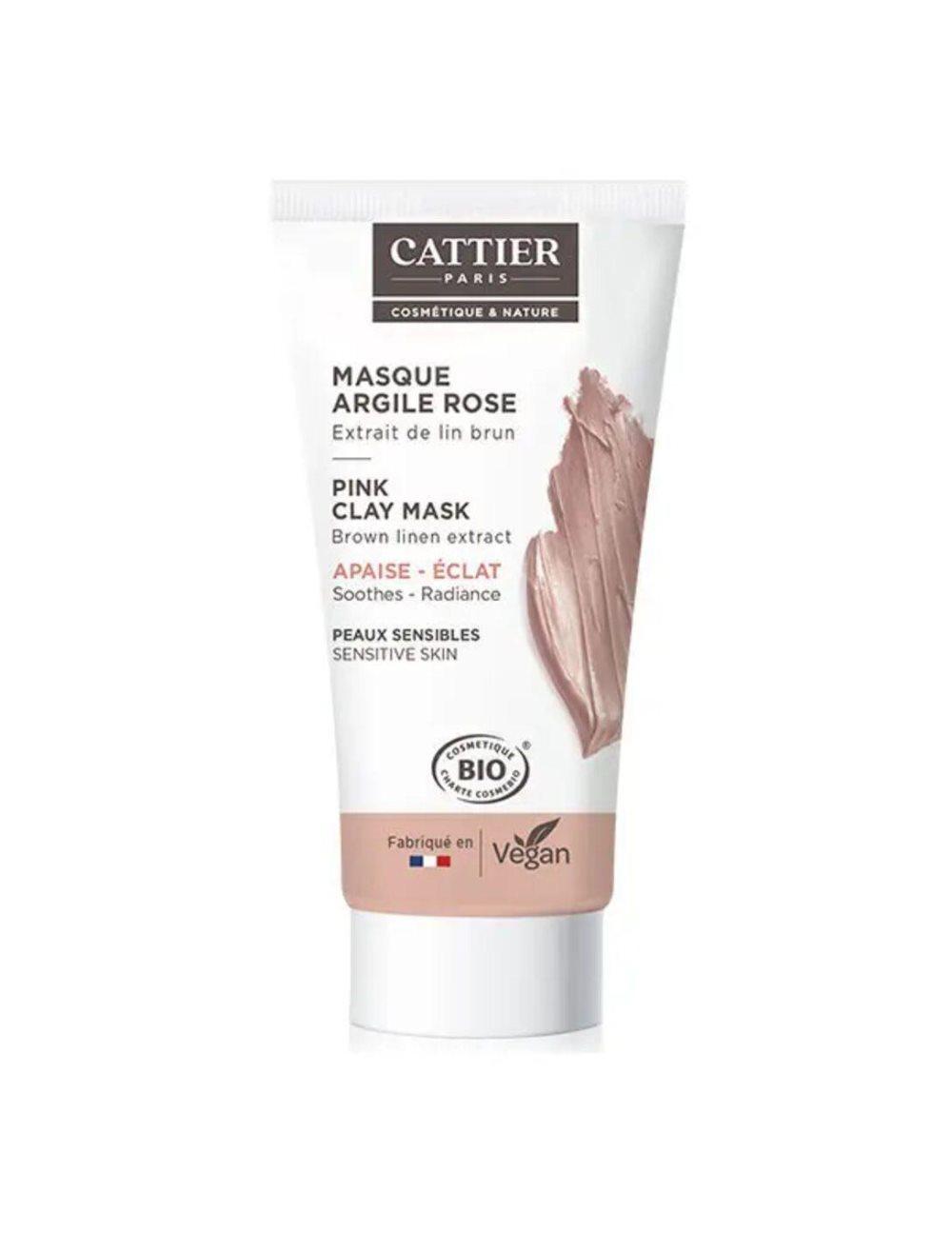 Cattier - Pink Clay Mini Mask - 30ml