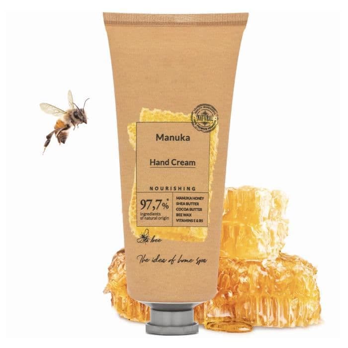 Manuka Home Spa Hand Cream 75mL - För vård av torra och skadade händer - 97,7% ingredienser av naturligt ursprung