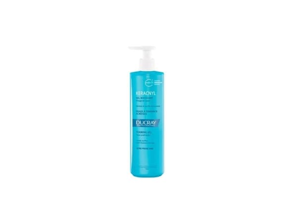 DUCRAY_Keracnyl Foaming Gel rensegel for akne-utsatt hud 400ml