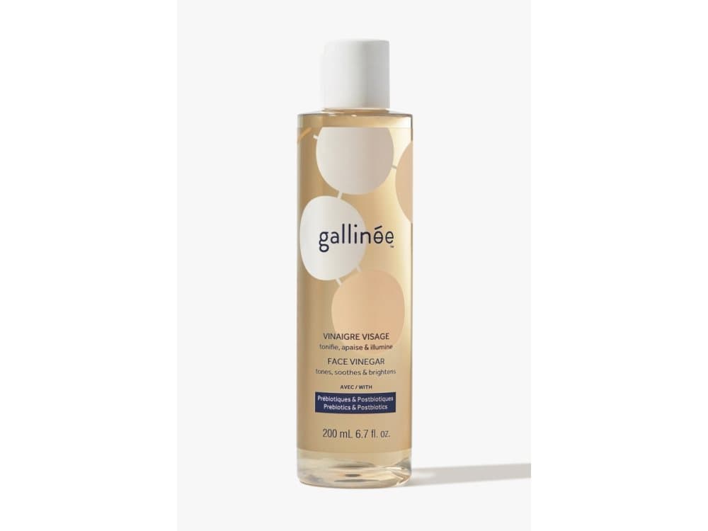 Gallinée Face Vinegar - Natural Hydrating Prebiotic Facial Cleansing Toner With