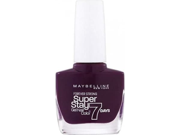 Maybelline Maybelline, Forever Strong Super Stay 7 Days, Nail Polish, Nr. 05, Extreme Black Current, 10ml For Women