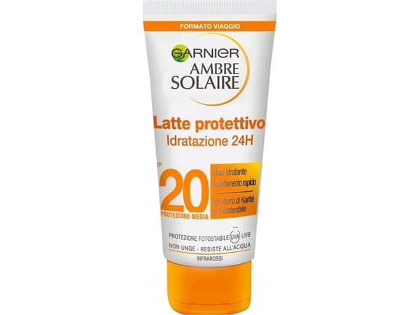 Garnier Garnier, Ambre Solaire - Latte Protettivo, Protection From The Elements, Sunscreen Lotion, SPF 20, 50 ml Unisex