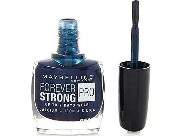 Maybelline Maybelline, Forever Strong Super Stay 7 Days, Nail Polish, Nr. 650, Midnight Blue, 10ml For Women