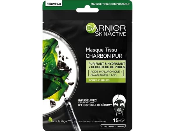 Garnier Pure Charcoal Fabric Ansiktsmaske 28 Gr