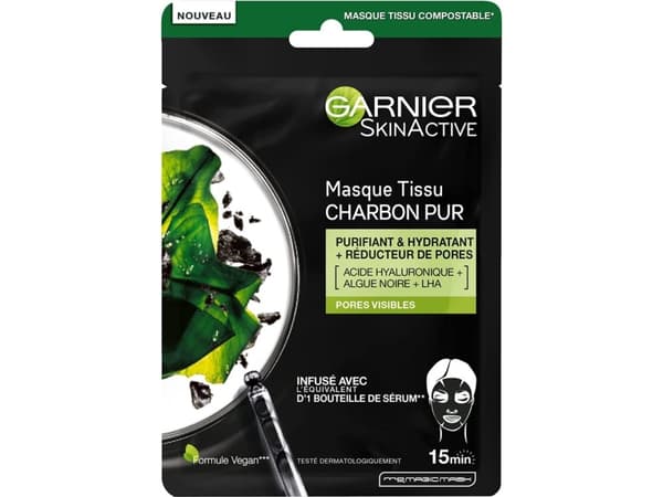 Garnier Pure Charcoal Fabric Ansiktsmaske 28 Gr