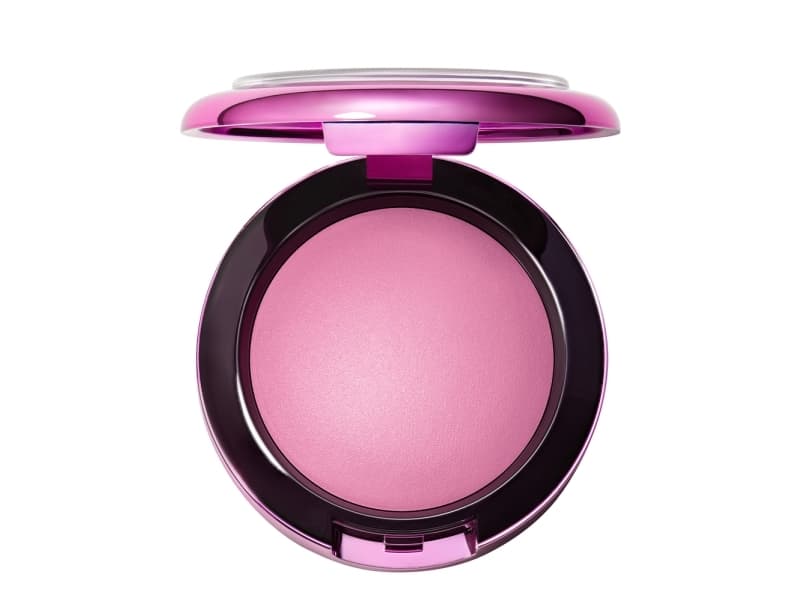 MAC, Wild Cherry, Natural Finish, Blush Compact Powder, Flowerescent, 7