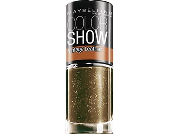 Maybelline Maybelline, Color Show Vintage Leather, Nail Polish, Nr. 209, Gilded Emeralds, 7ml For Women