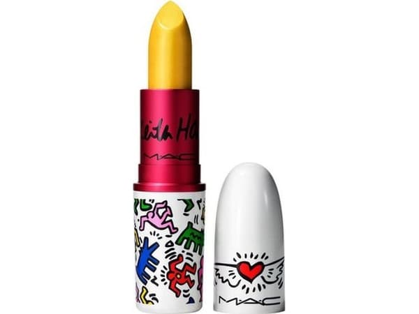 MAC MAC, Viva Glam X Keith Haring, Longwear, Cream Lipstick, Yellow, 3 g For Women