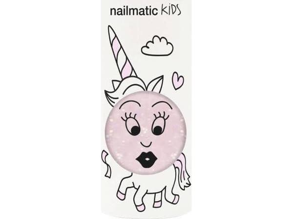 NAILMATIC_Kids Neglelakk Polly Neglelak til barn Transparent-Rosa 8ml