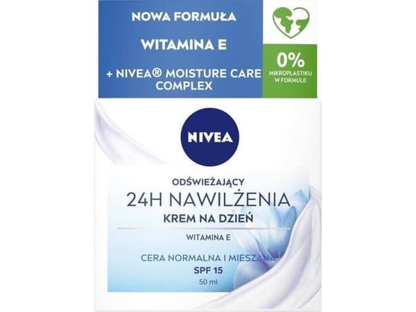 NIVEA_24H Moisturizing Refreshing Day Cream SPF15 for normal and combination skin 50ml
