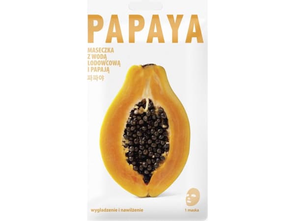 BLUE DOT_With Iceland Glacial Water Papaya sheet mask