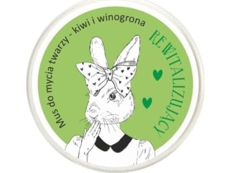 LAQ_Króliczka Kiwi i Winogrona mus do mycia twarzy 100ml
