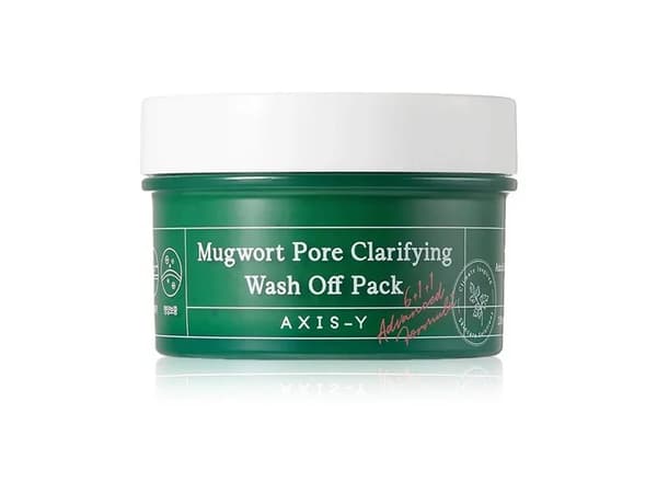 AXIS-Y_Mugwort Pore Clarifying Wash Off Pack Rensende ansiktsmaske med bynvort 100ml