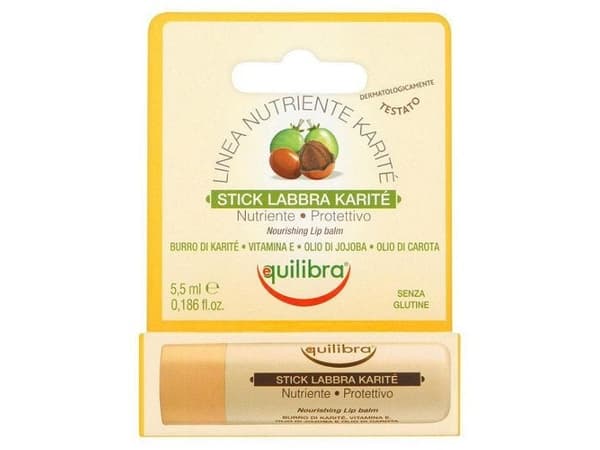 EQUILIBRA_Karite Protezione Naturale Stick Labbra Nourishing Lip Balm with Shea Butter 5.5ml
