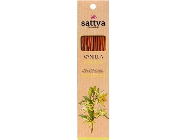 Sattva Natural Indian Incense natural Indian Vanilla incense 15kpl.