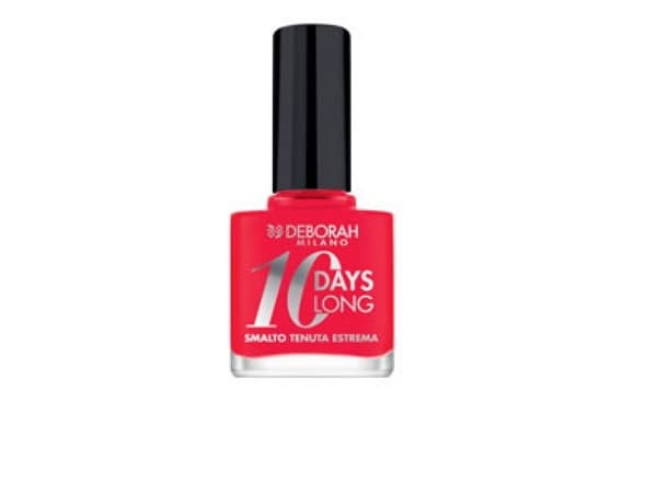 deborah Deborah, 10 Days Long, Nail Polish, EN870, Coral Red, 11 ml For Women