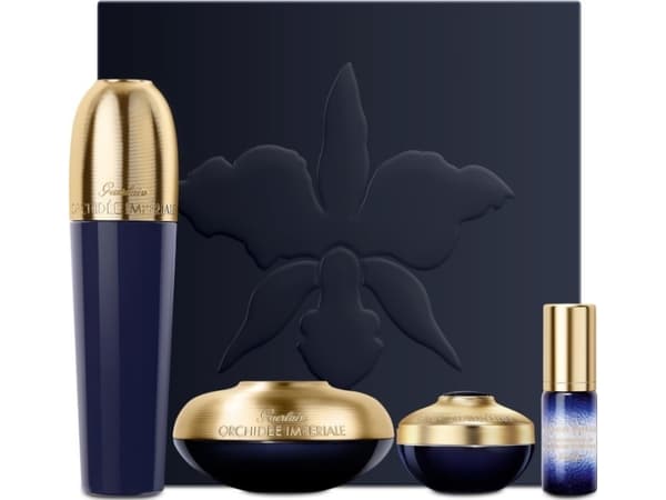GUERLAIN SET (ORCHIDEE IMPERIALE LOTION 30ML + CONCENTRATE 5ML + CREAM 15ML + CONCENTRATE EYE CREAM 7ML)